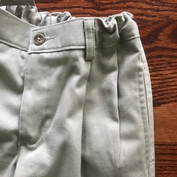 BOYS CHAPS SCHOOL-WEAR UNIFORM PLEATED FRONT ADJUSTABLE WAIST PANTS Sz 8 NEW NWT - Picture 3 of 8